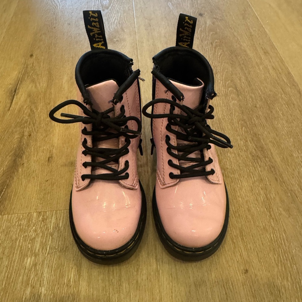 Dr. Martens Kids Pink Boots Size 8 Toddler